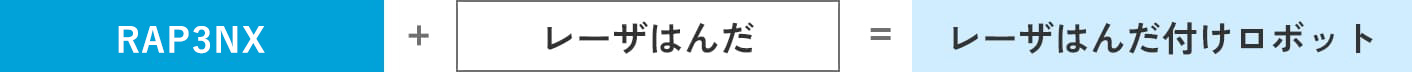 RAP3NX+レーザはんだ=レーザはんだ付けロボット