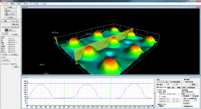 高精度三次元形状測定システム　E-Measure3D　断面形状・表面粗さ・表面積・体積などあらゆる表面形状解析が可能